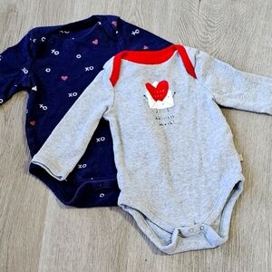 3-6 Months Baby Gap Baby Girl Longsleeve Onesies